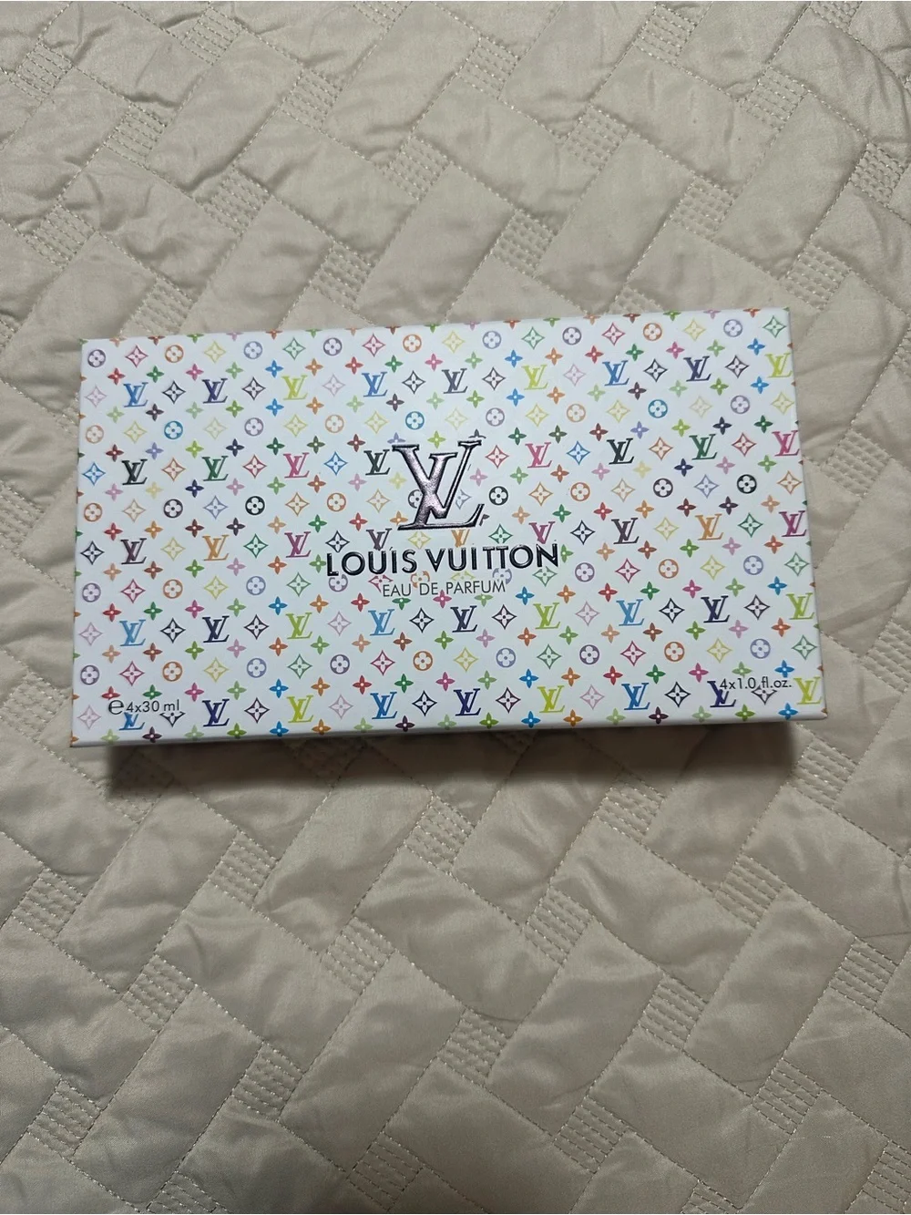 Louis Vuitton Multicolor Monogram Box - White with Rainbow Logos